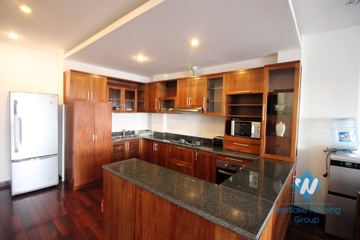 Brandnew and spacious, high floor apartment for rent in Tay Ho